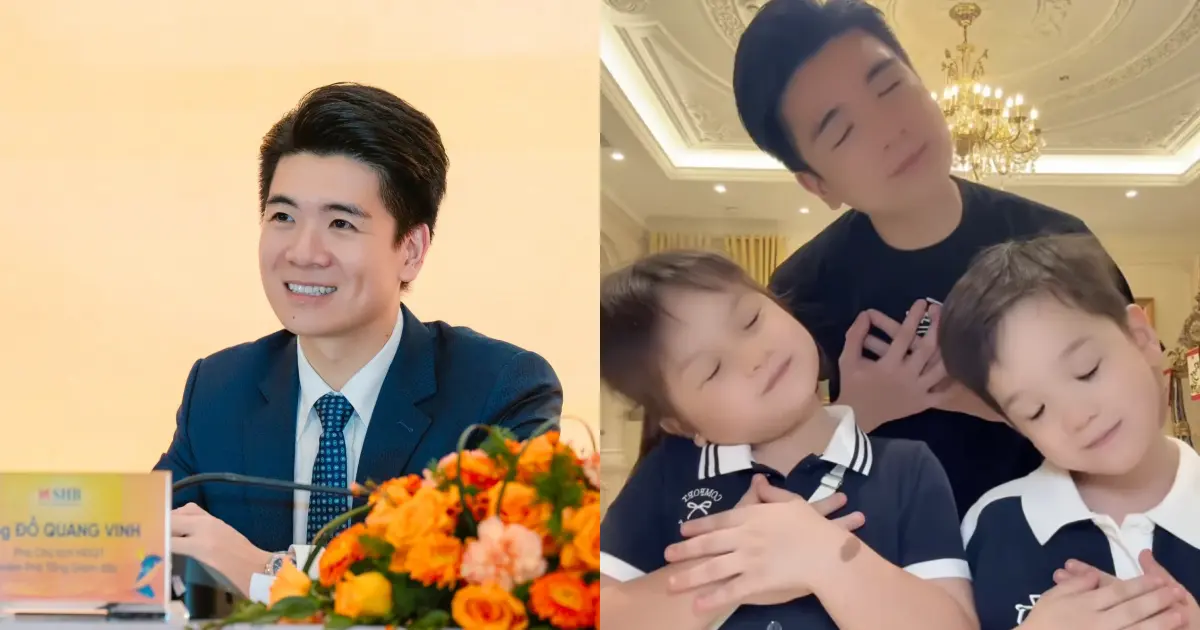 Thiếu gia nhà bầu Hiển xả vai chủ tịch bắt trend nháy mắt Kim Seon Ho