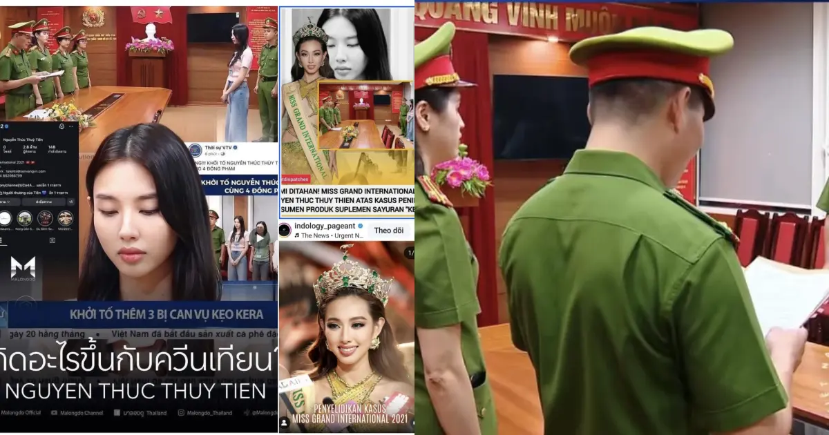 Hoa Hậu Thùy Tiên Bị Bắt Tạm Giam Vì Liên Quan Đến Sai Phạm Kẹo Kera